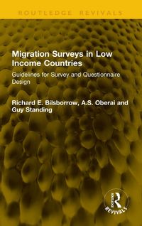 Produktbild: Migration Surveys in Low Income Countries