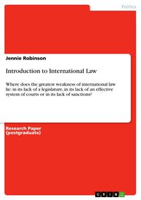 Produktbild: Introduction to International Law
