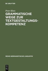 Produktbild: Grammatische Wege zur Textgestaltungskompetenz