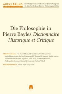 Produktbild: Aufkl&auml;rung, Band 16: Die Philosophie in Pierre Bayles Dictionnaire Historique et Critique