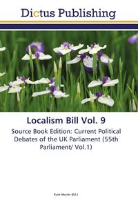 Produktbild: Localism Bill Vol. 9