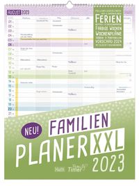Bild vom Artikel FamilienPlaner XXL 2023 Wand-Kalender 7-spaltig 12 MONATE vom Autor 