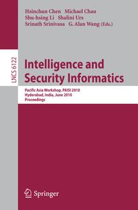 Produktbild: Intelligence and Security Informatics