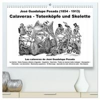 Produktbild: Calaveras - Totenk&ouml;pfe und Skelette (hochwertiger Premium Wandkalender 2026 DIN A2 quer), Kunstdruck in Hochglanz