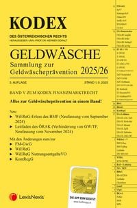 Produktbild: KODEX Finanzmarktrecht Band V 2025/26 - inkl. App