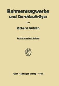 Produktbild: Rahmentragwerke und Durchlauftr&auml;ger