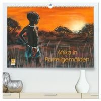 Produktbild: Afrika in Pastellgem&auml;lden (hochwertiger Premium Wandkalender 2026 DIN A2 quer), Kunstdruck in Hochglanz
