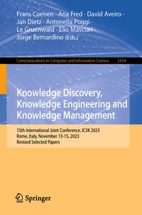 Produktbild: Knowledge Discovery, Knowledge Engineering and Knowledge Management