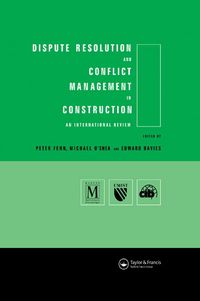 Produktbild: Dispute Resolution and Conflict Management in Construction