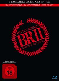 Produktbild: Battle Royale 2 - 3-Disc Limited Collector's Edition - Mediabook inkl. Requiem Cut, Revenge Cut und Bonus-BD