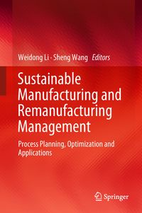 Produktbild: Sustainable Manufacturing and Remanufacturing Management