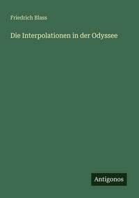 Produktbild: Die Interpolationen in der Odyssee