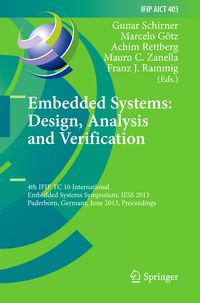 Produktbild: Embedded Systems: Design, Analysis and Verification