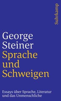 Produktbild: Sprache und Schweigen