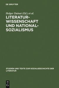 Produktbild: Literaturwissenschaft und Nationalsozialismus
