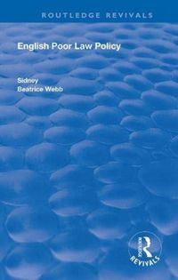 Produktbild: Webb, S: English Poor Law Policy