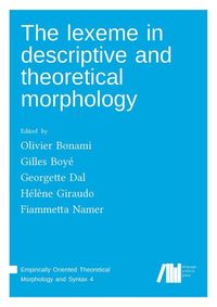 Produktbild: The lexeme in descriptive and theoretical morphology