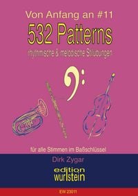 Produktbild: 532 Patterns - rhythmische und melodische Stil&uuml;bungen - Bass