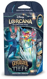 Produktbild: Disney Lorcana TCG: Gefl&uuml;ster aus der Tiefe - Einzelspieler Deck Saphir und Stahl (Deutsch)