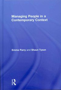 Produktbild: Parry, E: Managing People in a Contemporary Context