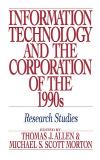 Produktbild: Information Technology and the Corporation of the 1990s
