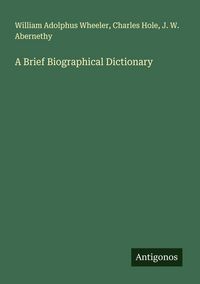 Produktbild: A Brief Biographical Dictionary
