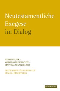 Produktbild: Neutestamentliche Exegese im Dialog