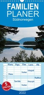 Produktbild: S&uuml;dnorwegen - Familienplaner hoch (Wandkalender 2022 , 21 cm x 45 cm, hoch)