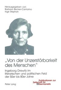 Produktbild: &laquo;Von der Unzerst&ouml;rbarkeit des Menschen&raquo;