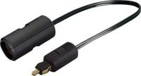Produktbild: ProCar Adapterkabel Belastbarkeit Strom max.=8 A Passend f&uuml;r (Details) Normsteckdosen Adapter 12 oder 24 V/DC