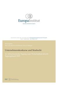 Produktbild: Unternehmenskonkurse und Strafrecht