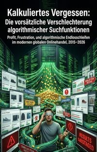 Produktbild: Kalkuliertes Vergessen: Die vors&auml;tzliche Verschlechterung algorithmischer Suchfunktionen
