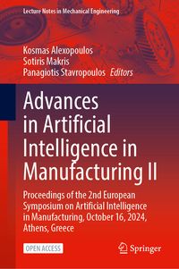 Produktbild: Advances in Artificial Intelligence in Manufacturing II