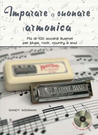 Produktbild: Imparare a suonare l'armonica. Pi&ugrave; di 100 accordi illustrati per blues, rock, country e soul