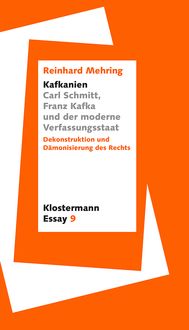 Produktbild: "Kafkanien". Carl Schmitt, Franz Kafka und der moderne Verfassungsstaat