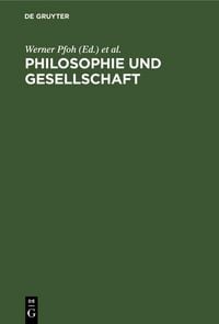 Produktbild: Philosophie und Gesellschaft