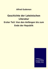 Produktbild: Geschichte der Lateinischen Literatur