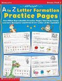 Produktbild: A to Z Letter Formation Practice Pages: Grades Pre K-1