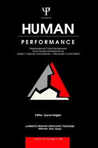 Produktbild: Organizational Citizenship Behavior and Contextual Performance
