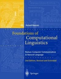 Produktbild: Foundations of Computational Linguistics