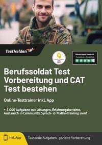 Produktbild: Berufssoldat Test Vorbereitung und CAT Test bestehen