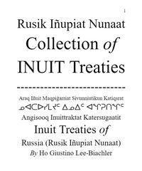 Produktbild: Rusik I&ntilde;upiat Nunaat Collection of Inuit Treaties (Grand Collection of INUIT Treaties, #1)