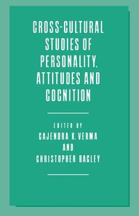 Produktbild: Cross-Cultural Studies of Personality, Attitudes and Cognition