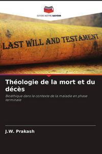 Produktbild: Th&eacute;ologie de la mort et du d&eacute;c&egrave;s