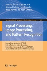 Produktbild: Signal Processing, Image Processing and Pattern Recognition,