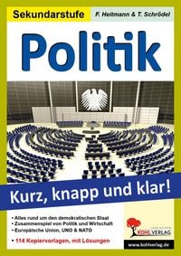 Produktbild: Politik - Grundwissen kurz, knapp und klar!