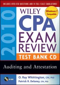 Bild vom Artikel Wiley CPA Exam Review 2010 Test Bank - Auditing and Attestation vom Autor Patrick R. Delaney