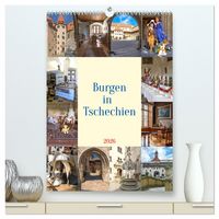 Produktbild: Burgen in Tschechien (hochwertiger Premium Wandkalender 2026 DIN A2 hoch), Kunstdruck in Hochglanz