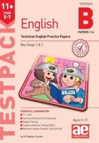 Produktbild: 11+ English Year 5-7 Testpack B Practice Papers 1-4