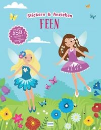 Produktbild: Feen Stickerbuch (Anziehpuppen, Anziehpuppen-Sticker)